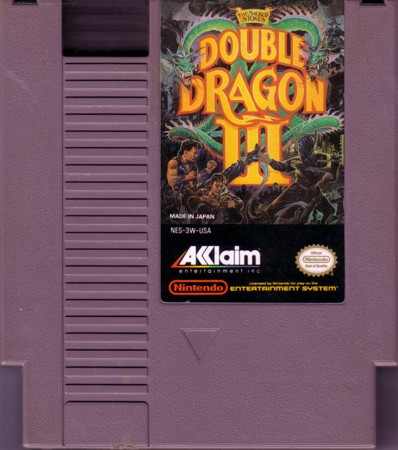 Лицензионный картридж Double Dragon 3 The Sacred Stones для NES\Famicom